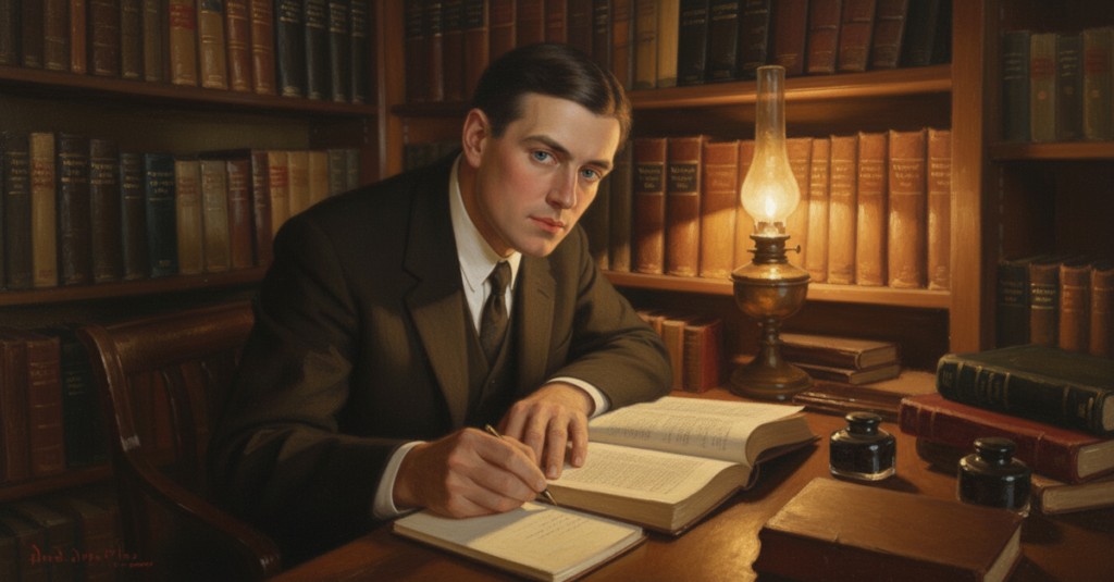 Arthur W. Pink (1886–1952) – brytyjski pastor i autor reformowany, znany z książek „The Sovereignty of God” oraz „The Attributes of God”, ceniony za praktyczne nauczanie biblijne; przedstawiony jako protestancki kaznodzieja pierwszej połowy XX wieku.