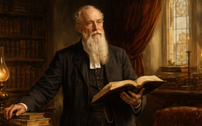 J. C. Ryle (1816–1900) – angielski duchowny anglikański, pierwszy biskup Liverpoolu, znany z prostych i stanowczych książek o świętości oraz praktycznym chrześcijaństwie; przedstawiony jako protestancki pastor i kaznodzieja XIX wieku.