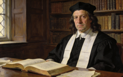 John Owen (1616–1683) – angielski pastor i teolog purytański, czołowy myśliciel kongregacjonalistów, znany z pism o odkupieniu, Duchu Świętym i uświęceniu; przedstawiony jako duchowny protestancki XVII wieku.